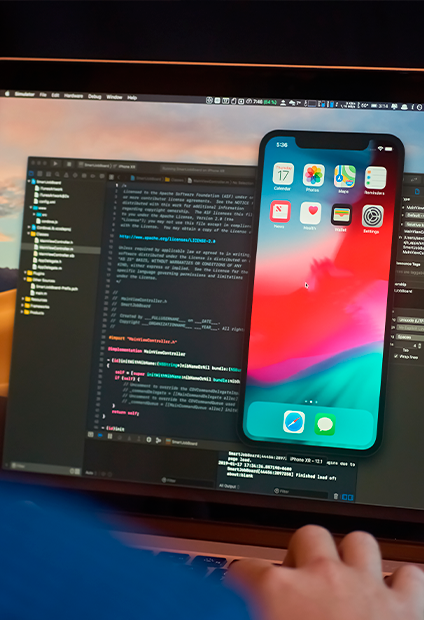 Mobile application development workspace